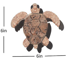 Brown Sea Turtle Family Porcelain Swimming Pool Mosaic