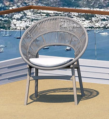 WholesaleTeak Qty 6 - Grade-A Teak Wood Luxurious Solo/Single Robas Weathered Teak Arm Chairs #16RoAA