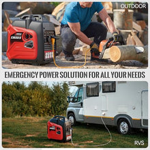 3600W Portable Generator Super Quiet Inverter Generator Ultra Lightweight for Home Backup Outdoor Camping, CO Sensor Protect, EPA, ECO Mode