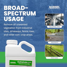 Agrisel Glufosinate Weed Killer, Post-Emergent, 320 Ounces