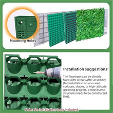 FDGFRGG Set of 16 Vertical Wall Planters, Indoor Stackable Wall-Mounted Flowerpots, Outdoor Hanging Plastic Pots for Living Wall, Garden, Vegetable(Large(16PCS))