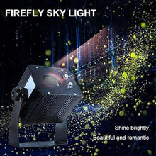 GUODDM Dynamic Firefly Projector Lamp, Christmas Outdoor Projector Lights, LED Landscape Light with Starry Lights, Ip65 Water & Adjustable Angle,for Holiday, Party, Arden, Patio Decor