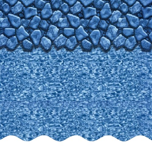 Smartline 24 ft Round Swimming Pool Liner | Boulder Swirl