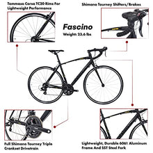 Tommaso Fascino Sport Performance Aluminum Road Bike Black/Yellow