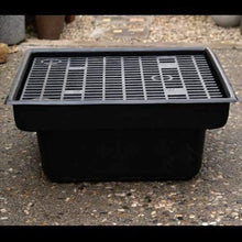 CUSTOM PRO 24x24 INCH Heavy Duty Fountain and Waterfall Basin Reservoir for DIY Water Features is Durable, Sturdy and Versatile, Has Pump Access Door, Will Not Rust