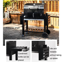 Charcoal BBQ Grill with Cover,Heavy Duty Bbq Grill,for Outdoor Camping and Picnic