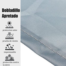 Heavy Duty Waterproof Cantilever Patio Umbrella Cover 210D Oxford Fabric Dust Proof Protector with Drawstring Fits Most Cantilever Umbrellas Gray Outdoor Shade Accessory