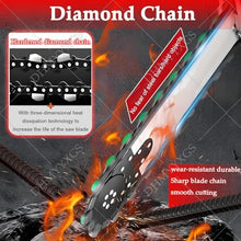 Electric Chain Saw Wall Cutter,Handheld Brushless Chainsaw,Diamond Chain Wall Cutte,Wet Electric Wall Groove Cutting Machine,For Red Brick,Stone,Granite 480mm