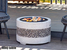Fire Pits Outdoor Garden BBQ Grill Kit, Backyard Patio Garden Fireplace Camping Outdoor Heating, Campfire Picnic Cooking Fire Pit, 55.5cm/21.9" (Beige Kit)