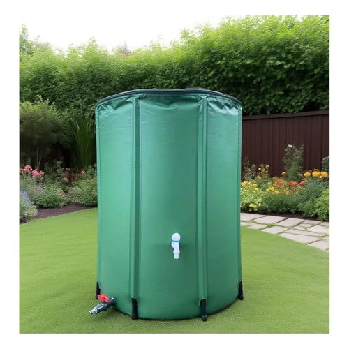 GPDJHRTI Rainwater Barrels, with Filter，Heat-Sealed Splicing, Wear-Resistant Fabric(750L)