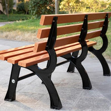 Sunyongfly Park Bench,Outdoor Garden Bench,Wooden seat,Double Outdoor Bench with backrest, for Squares, Parks, and Residential Areas(Size:120X53X70cm)