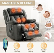 UOPYNE Power Lift Recliner Chair with Massage Heat & USB Ports