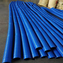 Blue PVC Plastic Hose, L1-10m, Pipe Diameter 30-300mm Industrial Vacuum Cleaner Hose, Household PVC Collection Dust for Factory Indoor Office Ventilation Carpentry Vacuuming(3m,Dia 100mm)