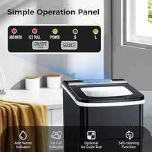 TEDILUVI Countertop Ice Maker Machine Portable Makers Make 26 lbs ice in 24 hrs
