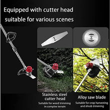 Portable Electric Grass Trimmer Cordless String Brushless Grass Trimmer Weed Eater for Lawn Trimming Care Pathway Edging 30000mA High Capacity Rechargeable Battery