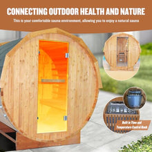 OUTEXER Outdoor Traditional Sauna 4-5 Person 240V 4.5KW 6'x6’ Steam Saunas