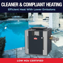 Raypak 333K BTU Low NOx Digital IID Natural Gas Commercial Pool Heater ASME I Bronze Header I Copper Heat Exchanger I Digital Controls (017707)