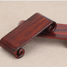 QUANGJN Pcs Plants Saucers Bracket Carved Crafts Solid Wood Vase Bonsai Teapot Jade Ornament Base Plant Pot Saucers,