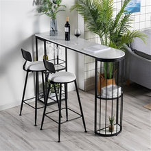 YXIANG56Q Bar Stools Gold Color with Backrest Iron Bar Stool Home Leisure Restaurant Bar High Chair 2 Pieces Set Bar Chairs