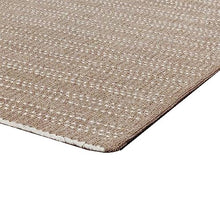 Benzara Handwoven Patio Leah 8x10 Indoor Outdoor Area Rug Brown