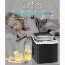 TEDILUVI Ice Makers Countertop Portable Small Machine with Self-Cleaning 9 Cubes Ready in 7 Mins