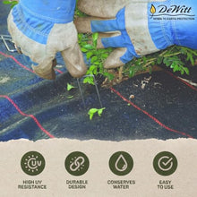 Dewitt UltraWeb 3000 Ground Cover Mat, 4 x 300 Feet, Rolled, Black, 4-Pack