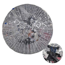Inflatable Time Human Hamster Zorb Ball 8.2ft Transparent