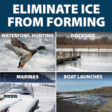 Ice Eater Submersible Pond & Lake Deicer for Boat Docks & Marinas, Winter Water Pump for Circulation & Aeration, P750 3/4 Horsepower - 100 Ft Cord 115V