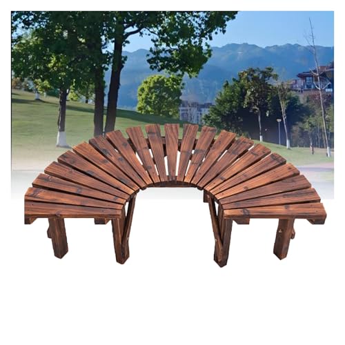 BXKCFYBSQ Outdoor Half Round Bench,Garden Balcony Flower Stand,Decorative Curved Bench Seating Chair,Free Combination of Shapes,for Parks Yards Patios