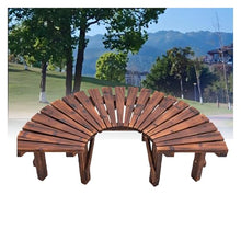 BXKCFYBSQ Outdoor Half Round Bench,Garden Balcony Flower Stand,Decorative Curved Bench Seating Chair,Free Combination of Shapes,for Parks Yards Patios