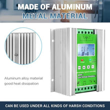 1000W Wind Solar Hybrid Charge Controller with LCD Display,12V/24V/48V Automatic Wind and Solar Charge Controller, Wind Solar Power Accessories,12V24V