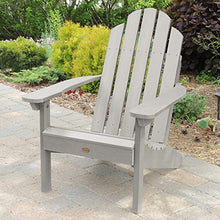 Highwood Classic Westport Adirondack 3-Piece Set, 2 Chairs & Coffee Table, Harbor Gray