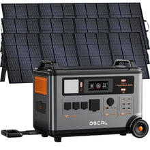 PowerMax 6000 Solar Generator, 120/240V Split Phase Voltage 6000W AC Outlets (9000W Peak), 3600Wh Power Station Expandable to 57.6kWh, Emergency for Home (PowerMax 6000(7200Wh)+3x400W)