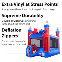 TentandTable Inflatable Bounce House Commercial Grade Stars and Stripes