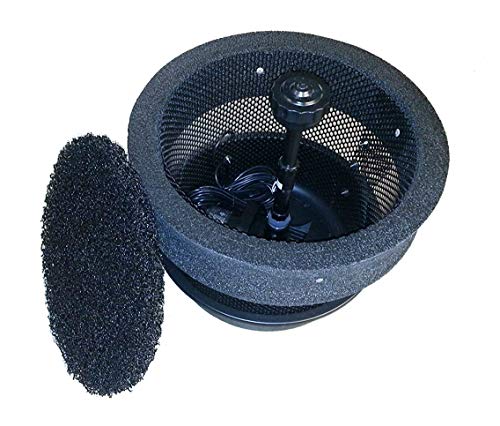 Custom Pro 6000 Floating Pond Fountain Aerator with Multi-Tier Nozzle, 108 LED Spotlight, 24" Float, 25' Power Cord Multicolor