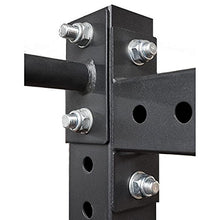 Body-Solid SPR500 Half Rack Squat Stand with Pull Up Bar Black