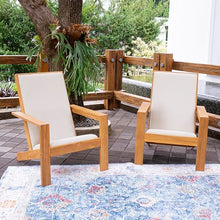 Cambridge Casual Napa Teak Wood Outdoor Adirondack Chair Set 2 Piece