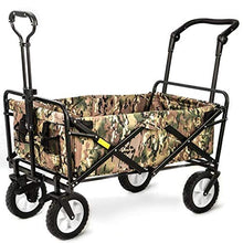 Garden Carts Foldable Garden Trolley Wagon Heavy Duty Garden Cart with 4 Wheels Beach Wagon Foldable Pull Wagon Hand Cart Folding Cart Wagon Truck Wheelbarrow (#2)