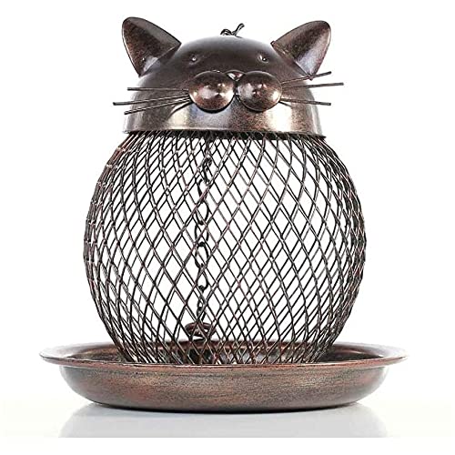 Feiyx Outdoor Bird Feeders, Great for Wild Birds, Garden Yard Outside Decoration,Outdoor Hanging Metal Wild Bird Feeder