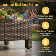 Wisteria Lane 7 Piece Patio Furniture Set, Patio Sectional for All Weather