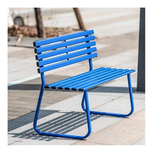 mifortune-e Garden Bench, Outdoor Bench Park Chair Double Patio Leisure Seating,for Patio(Blue,Large)