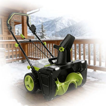 3500W Battery Snow Blower, Cordless Snow Blower with Dual 4.0Ah Batteries, 20-Inch Brushless Motor for Efficient Snow Removal On Driveways & Sidewalks,180° Adjustable Chute