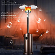 Outdoor Gas Patio Heater Heaters for Home Fast Heating Energy Efficient Safe Adjustable Temperature Radiator Propane Gold Butane -B 224cm (88in) (224cm (88in) B Natural Gas)