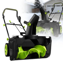Ymnogjie Snow Blower Cordless,40V Snowblower Battery Powered 4Batteries