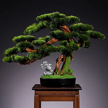 GRFIT Fake Plants Artificial Bonsai Tree Faux Potted Plant with Black Pot Large Fake Bonsai Tree Potted Faux House Plants 18.8 Inch Tall (Green) Artificial Plants Indoor