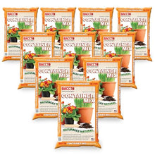 Michigan Peat Company 10 Pack BACCTO Container Mix, Indoor Outdoor Blend with Organic Peat, Starter & Nutrients for 6" or Larger Planters, 1.5 Cu Ft