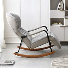 KLNBV Leisure Rocker Chairs Recliner Folding Lunch Break Nordic Living Room Bedroom Lazy Sofa Balcony Home Leisure Rocking Chair Recliner