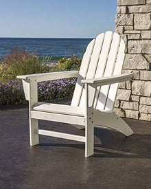 POLYWOOD Vineyard 6-Piece Adirondack Chair Conversation Set with Fire Pit Table