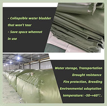 Water Bladder Storage Containers 100 200 500 800 1000 Gallon TPU Fuel Bladder Oil Storage Bag, Large Foldable Spare Oil Container Cans Tank for Boat Rv Off Road Car Generator, Green(Size:1x0.