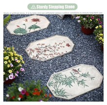 Garden Stepping Stones, Garden Stone, Garden Stepping Stone Outdoor, 3 Pcs Decorative Garden Stone, for Lawn/Walkways